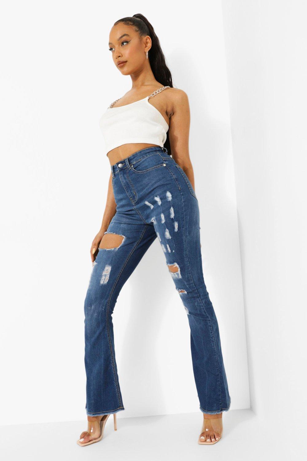 Jeans elasticizzati vita on sale alta